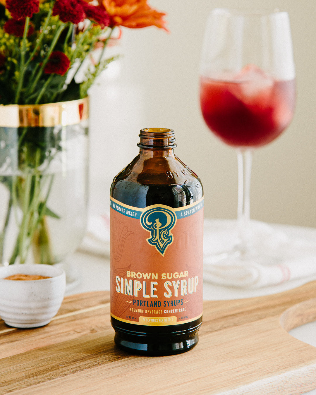 brown sugar simple syrup two-pack by portland syrups