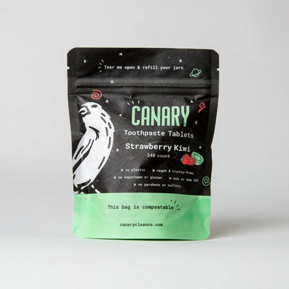 Strawberry + Kiwi Toothpaste Tablets by Canary