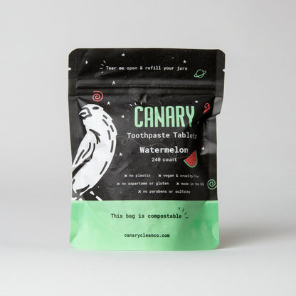 Watermelon Toothpaste Tablets by Canary