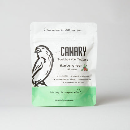 Wintergreen Toothpaste Tablets by Canary