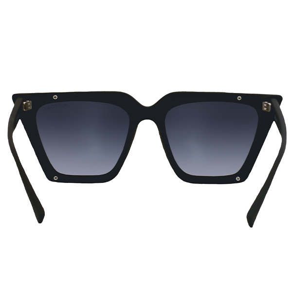 the ceo - black faded black lens cateye sunglasses by topfoxx