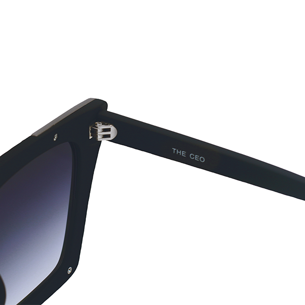 the ceo - black faded black lens cateye sunglasses by topfoxx