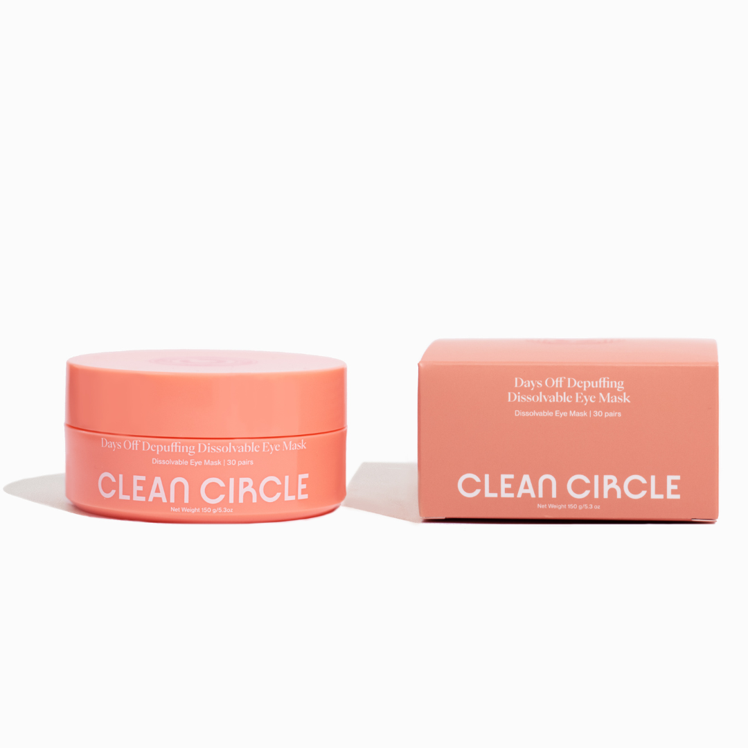 days off depuffing dissolvable eye mask by clean circle