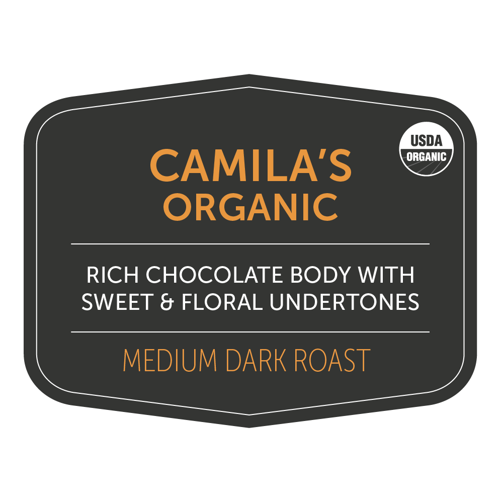 camila's organic by nossa familia coffee