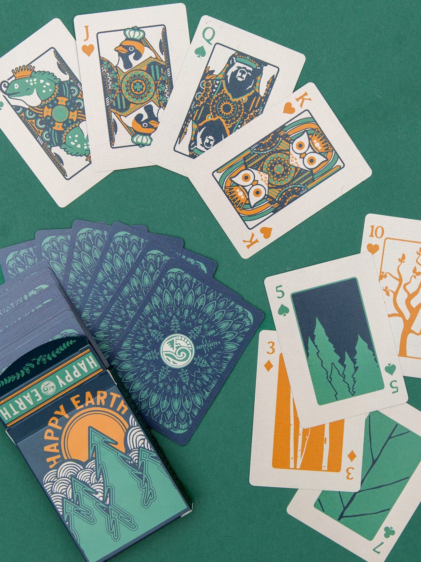 tree playing cards by happy earth