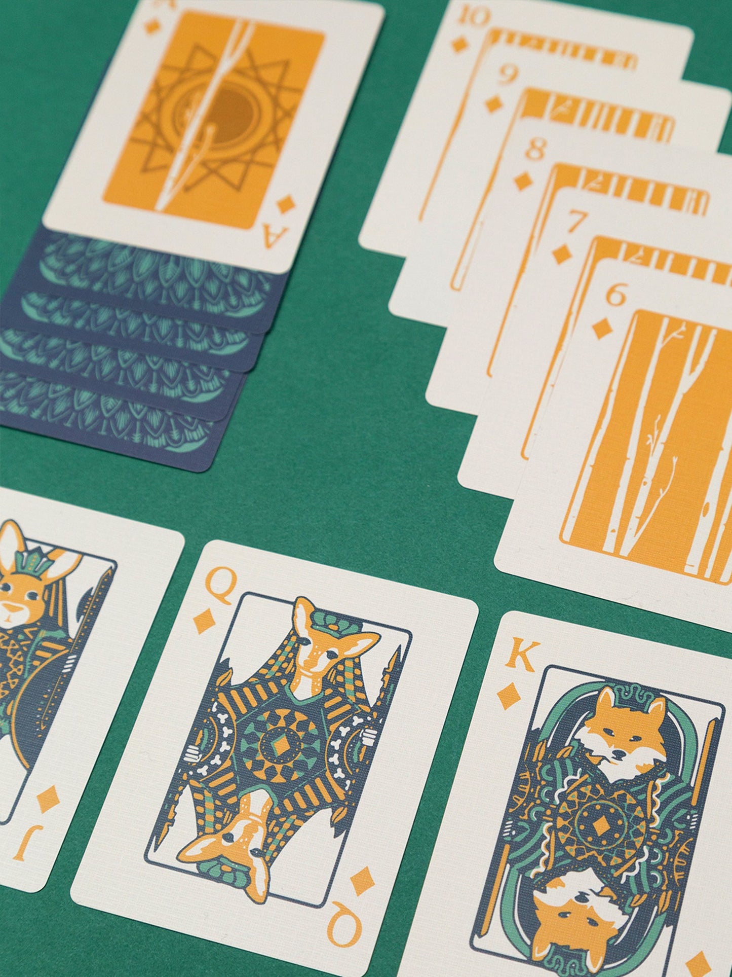 tree playing cards by happy earth