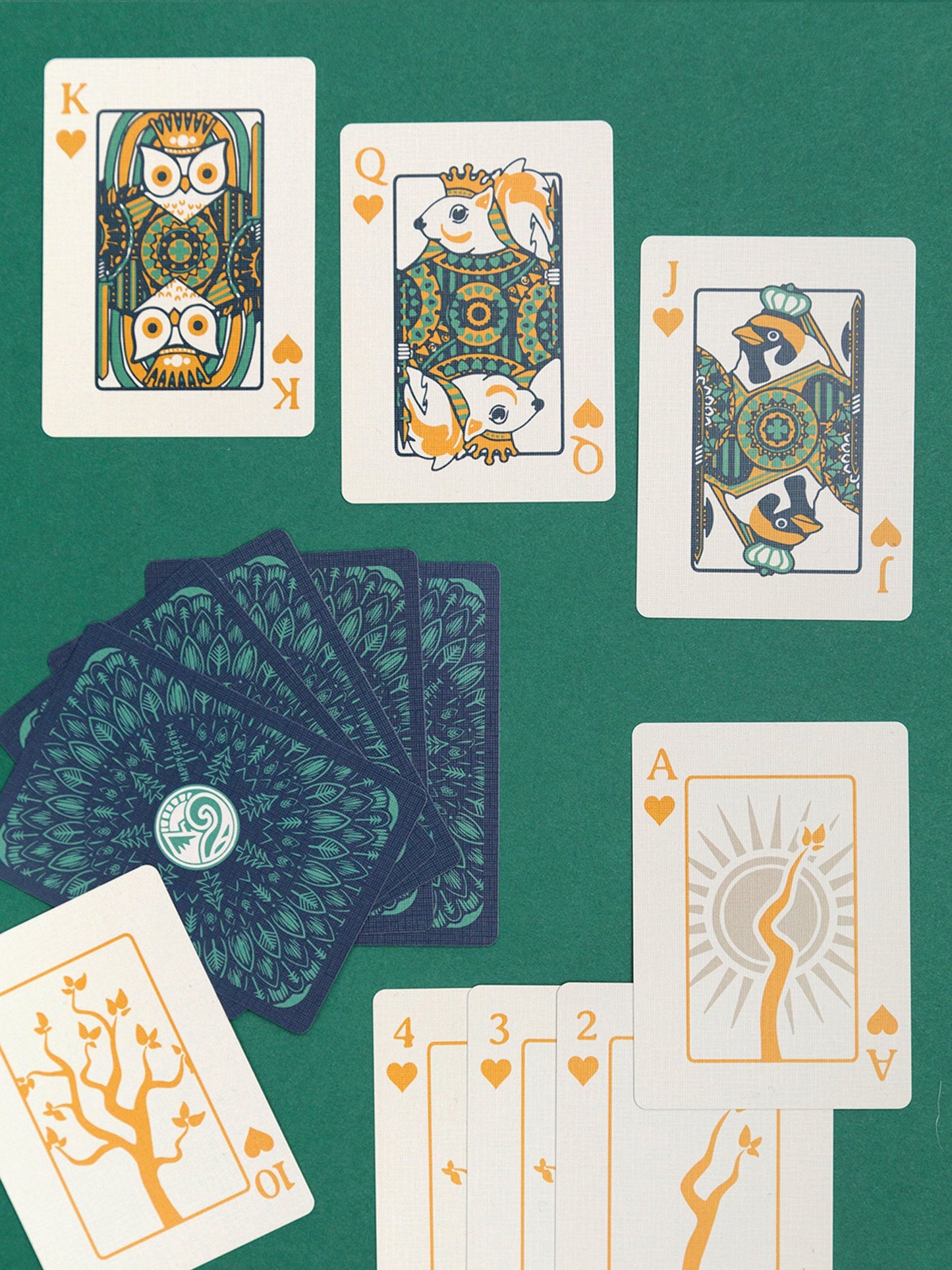 tree playing cards by happy earth