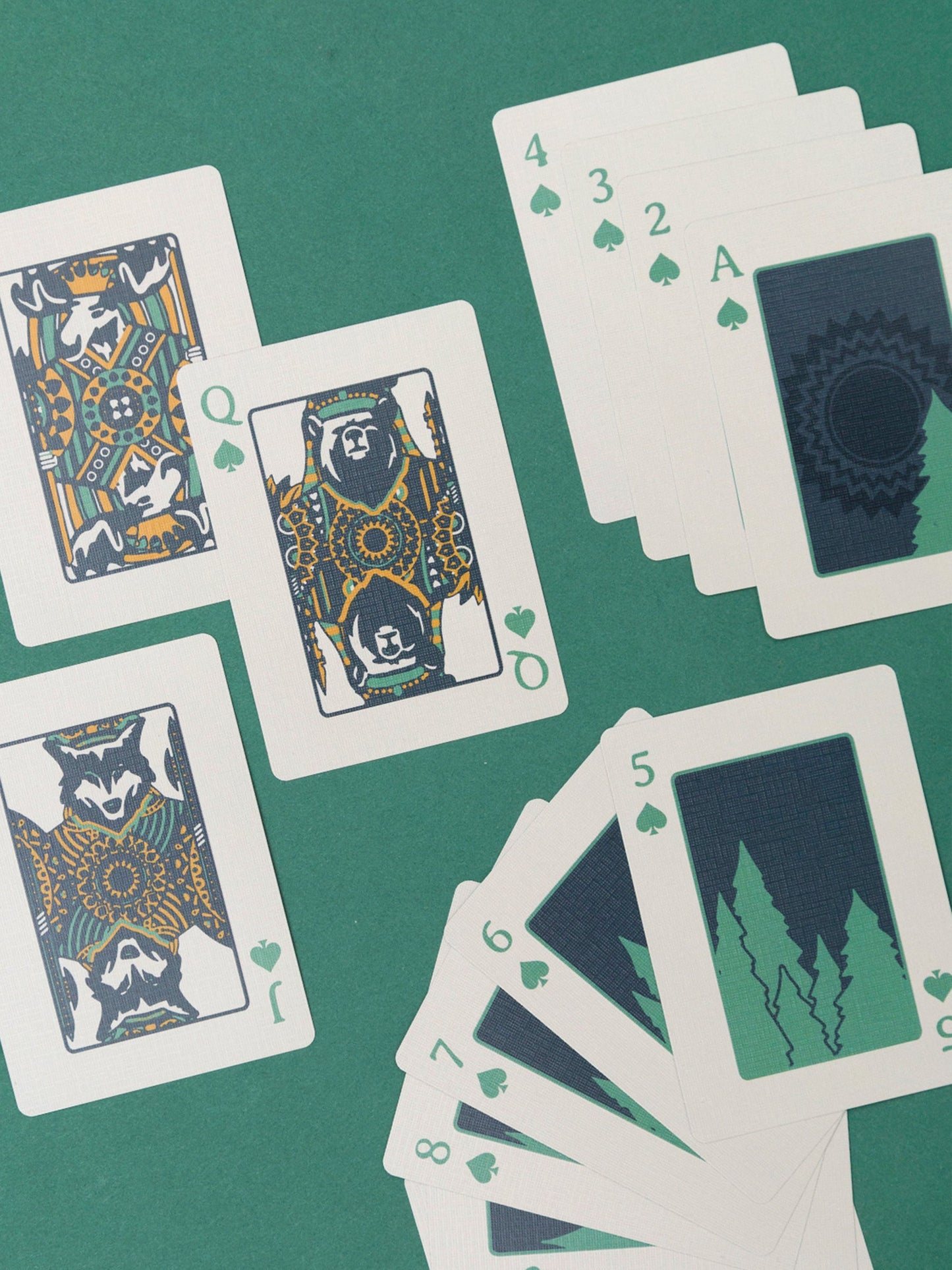 tree playing cards by happy earth