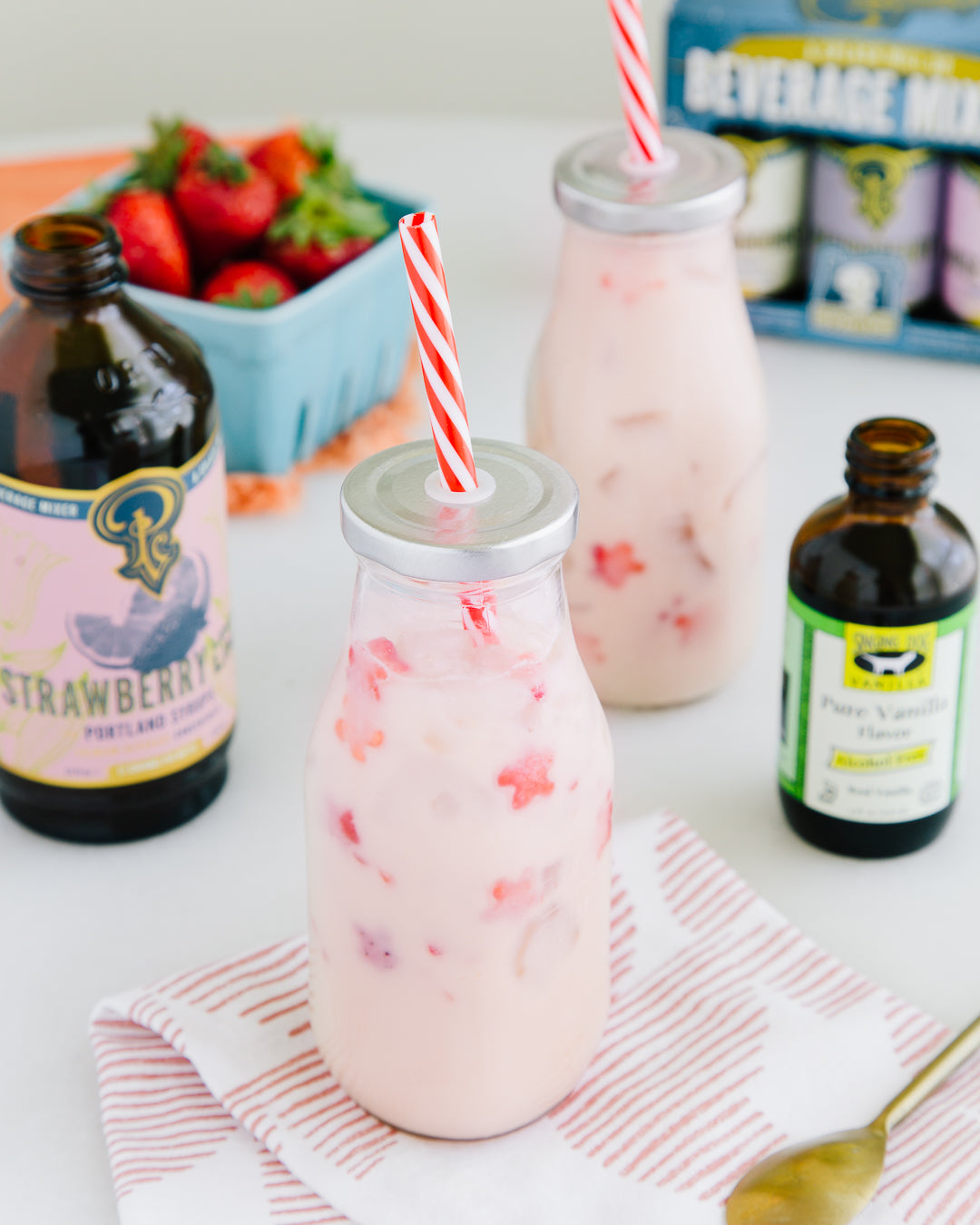 strawberry lemon-lime syrup two-pack