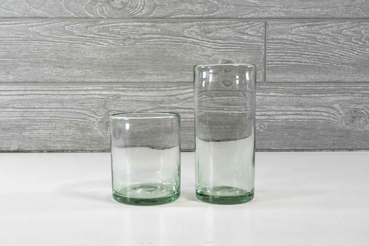 handblown glasses - clear by verve culture