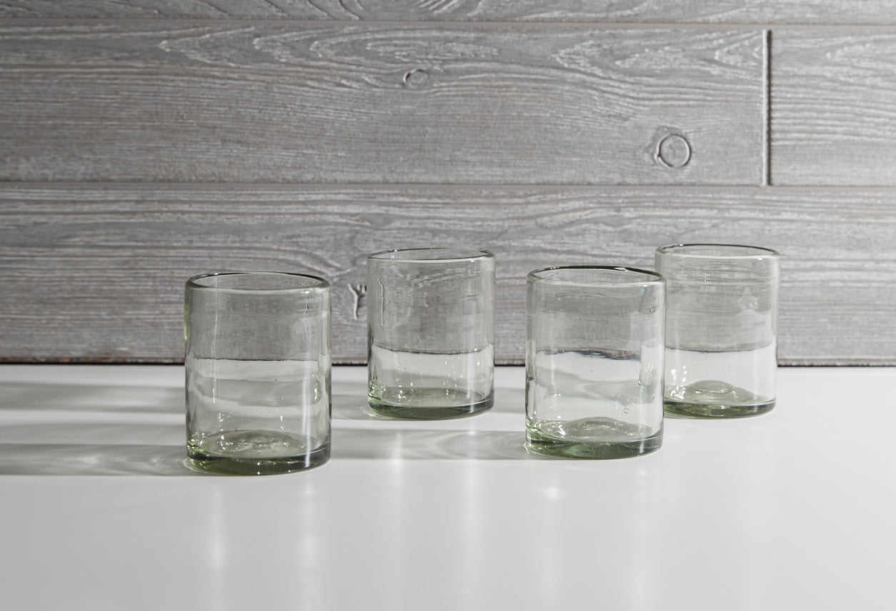 handblown glasses - clear by verve culture