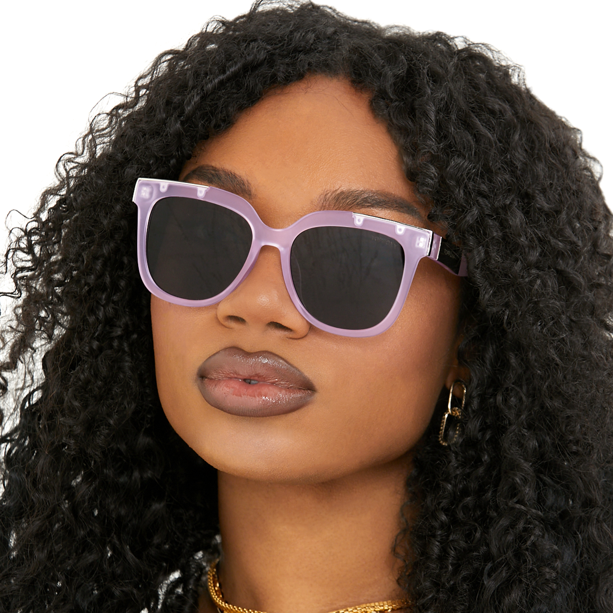 coco - lilac wayfarer sunglasses by topfoxx