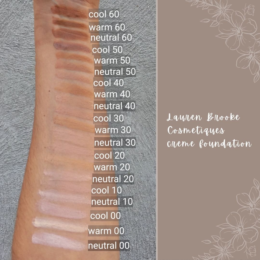 crème foundation by lauren brooke cosmetiques