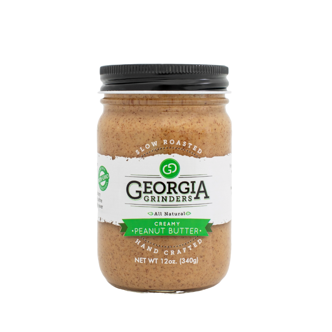 georgia grinders 64oz bulk tub of creamy peanut butter - (cp-cl) by georgia grinders