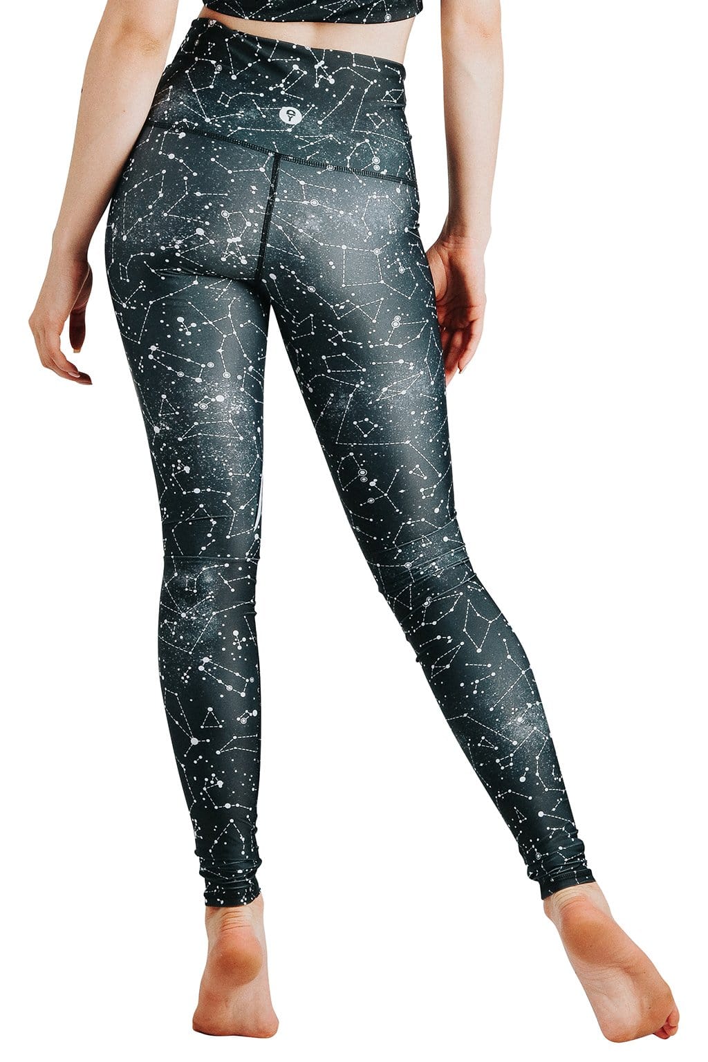 star dust printed yoga leggings by yoga democracy