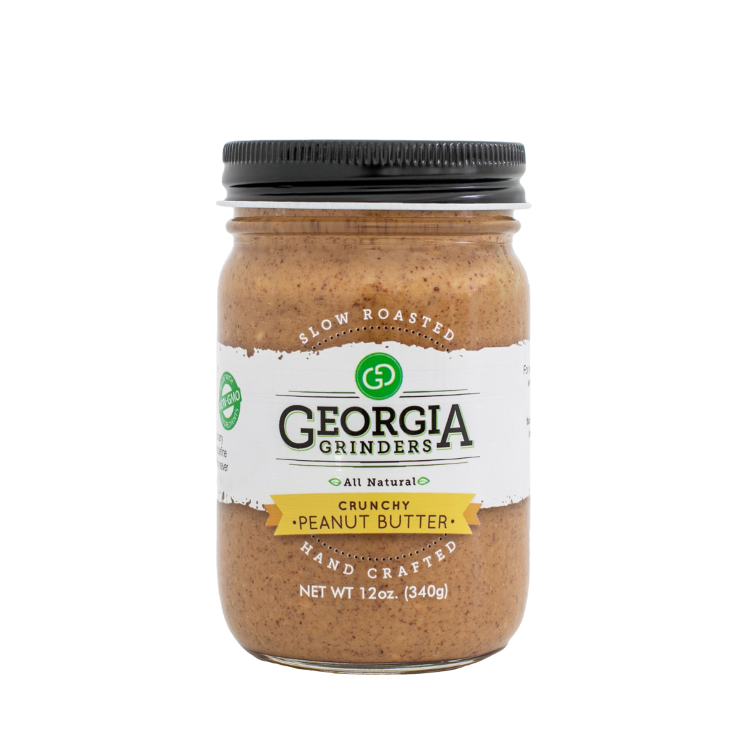 georgia grinders bulk 64oz tub of crunchy peanut butter - (cp-cl) by georgia grinders