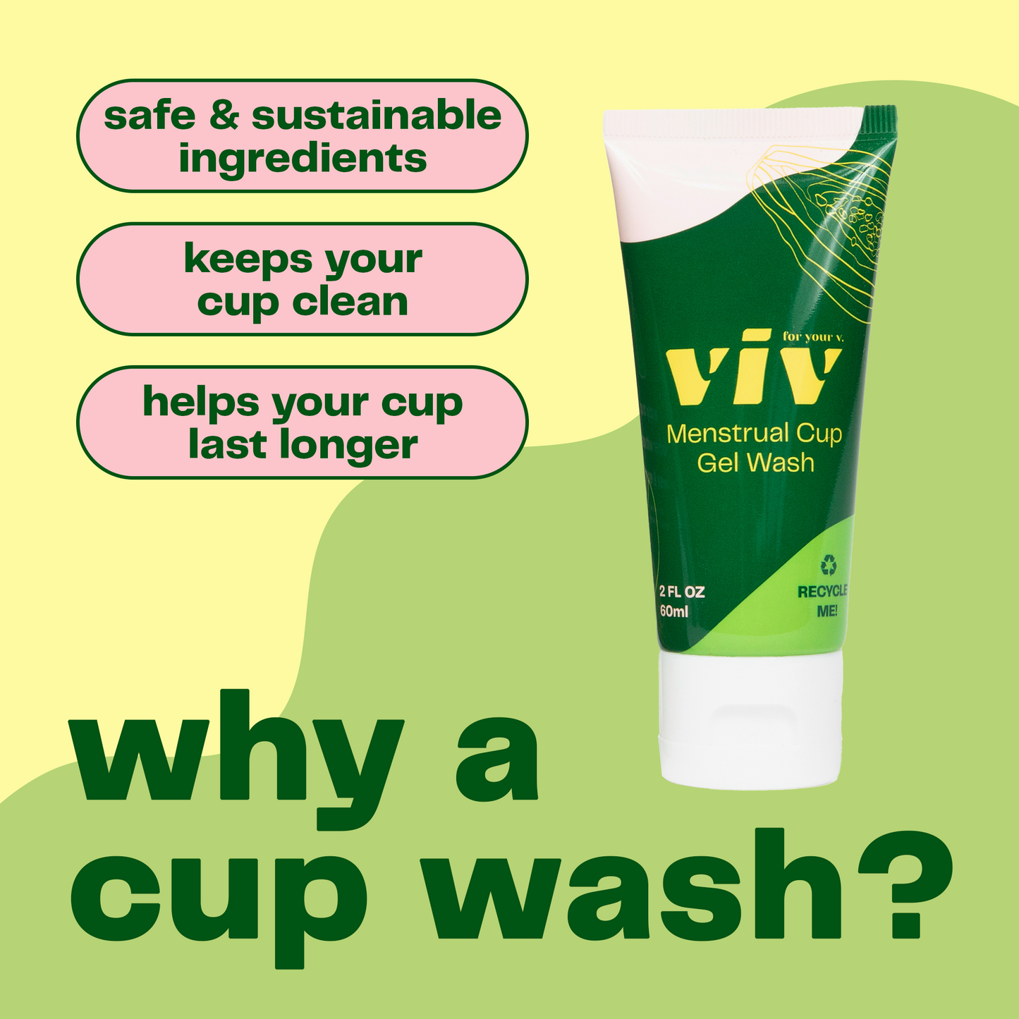 viv menstrual cup wash by viv for your v