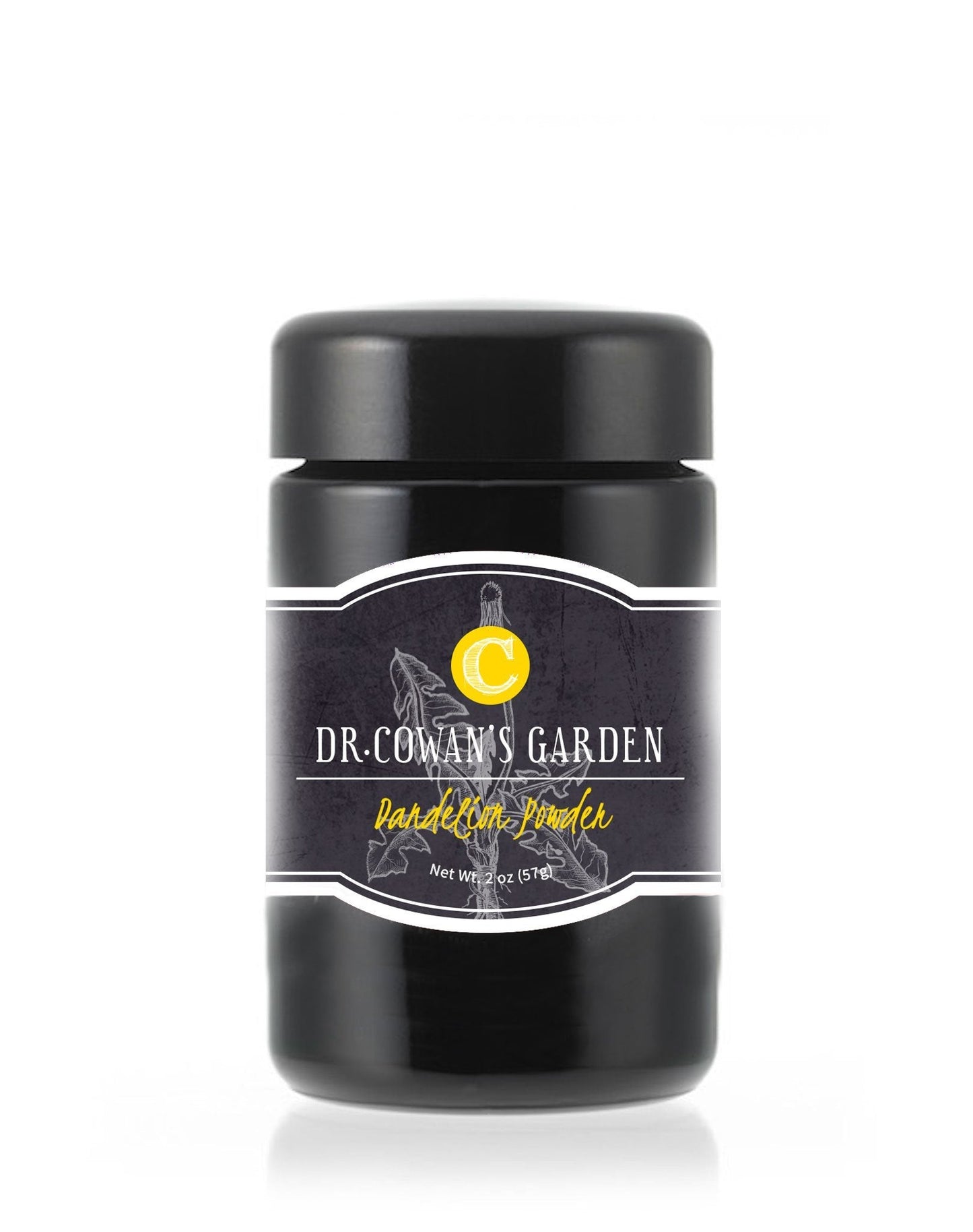 organic dandelion powder by dr. cowan's garden