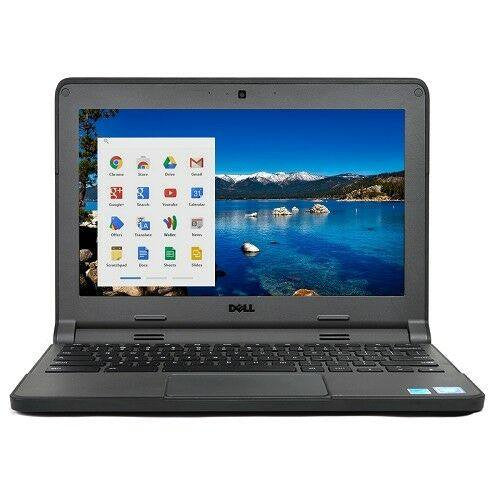 dell 11 chromebook 11.6" laptop- dual-core celeron, 4gb ram, 16gb solid state drive, chrome os 88 by computers 4 less