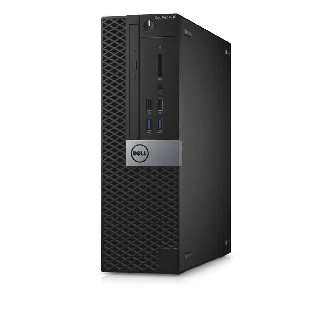 dell optiplex 7040 sff desktop pc- 6th gen 3.3ghz intel quad core i5, 8gb-24gb ram, hard drive or solid state drive, win 10 pro by computers 4 less