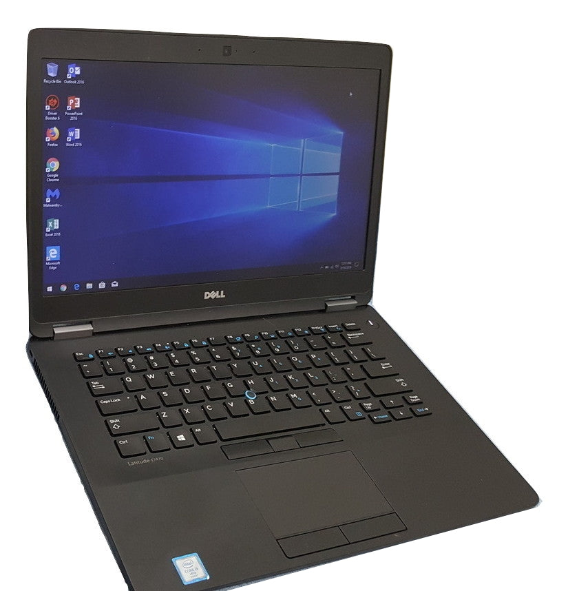 dell latitude e7470 14" laptop- 6th gen 2.4ghz intel core i5, 8gb-16gb ram, solid state drive, win 10 by computers 4 less