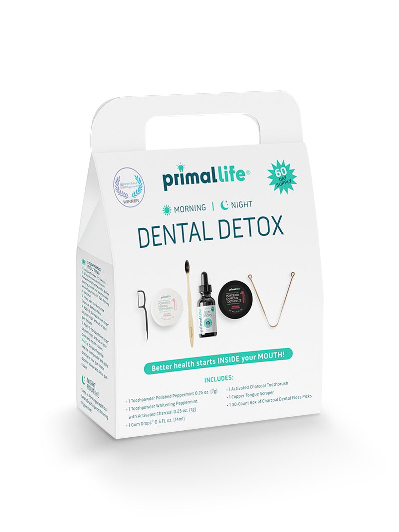 dental detox kit by primal life organics