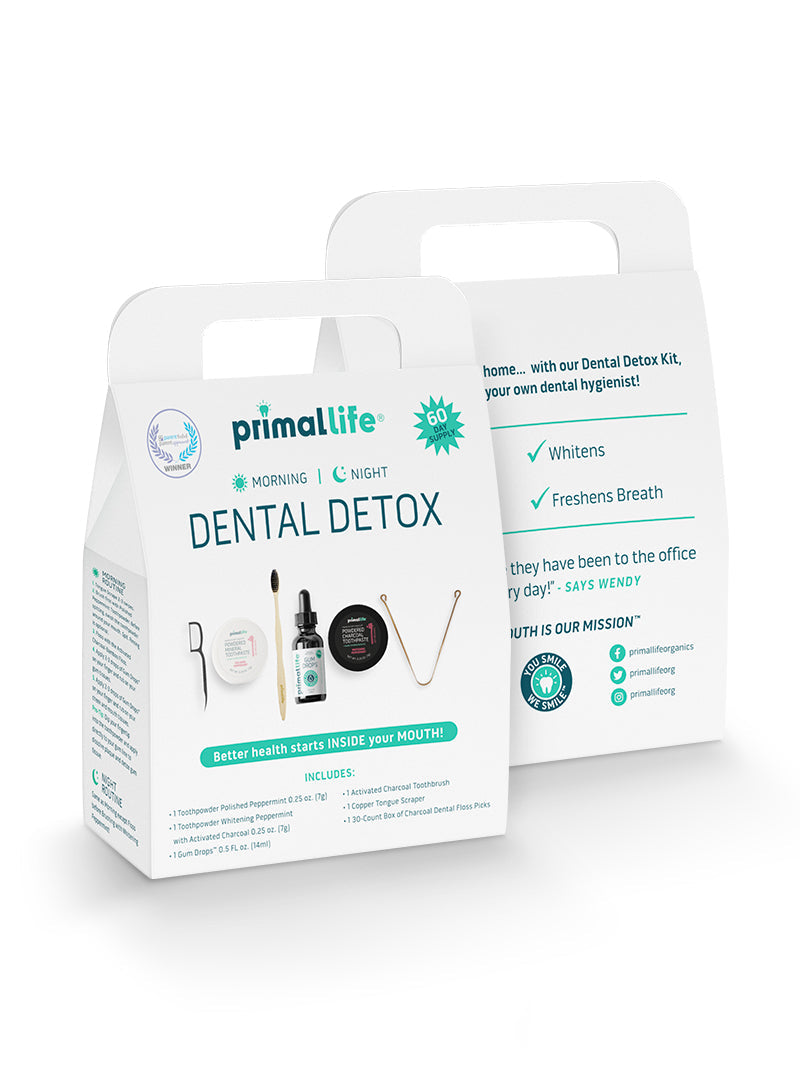 dental detox kit by primal life organics