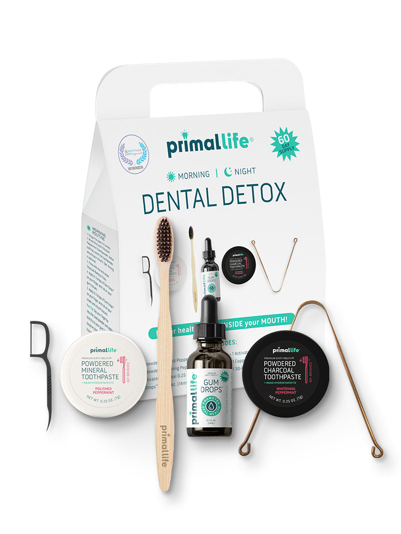 dental detox kit by primal life organics