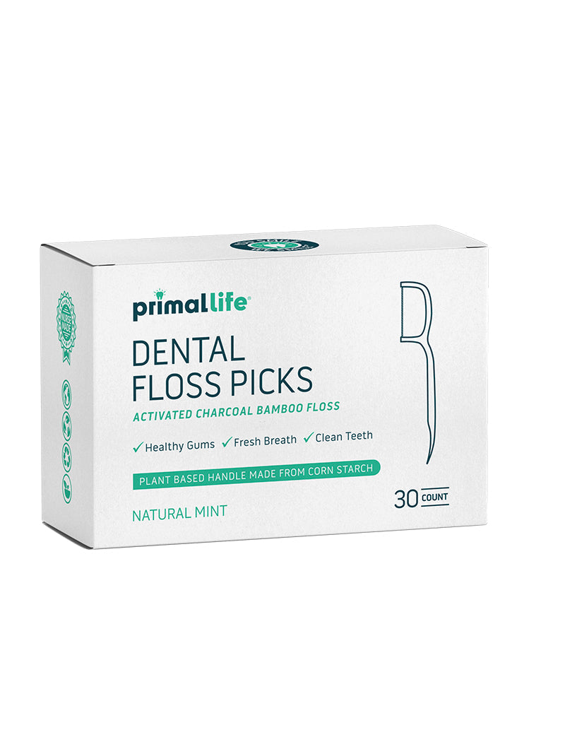 dental floss, bamboo-charcoal by primal life organics