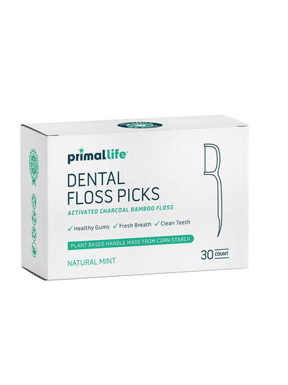 Dental Floss, Bamboo-Charcoal by Primal Life Organics