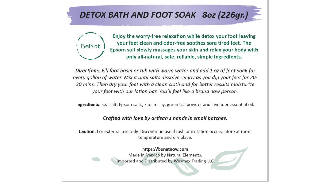 bath and foot soak by benat