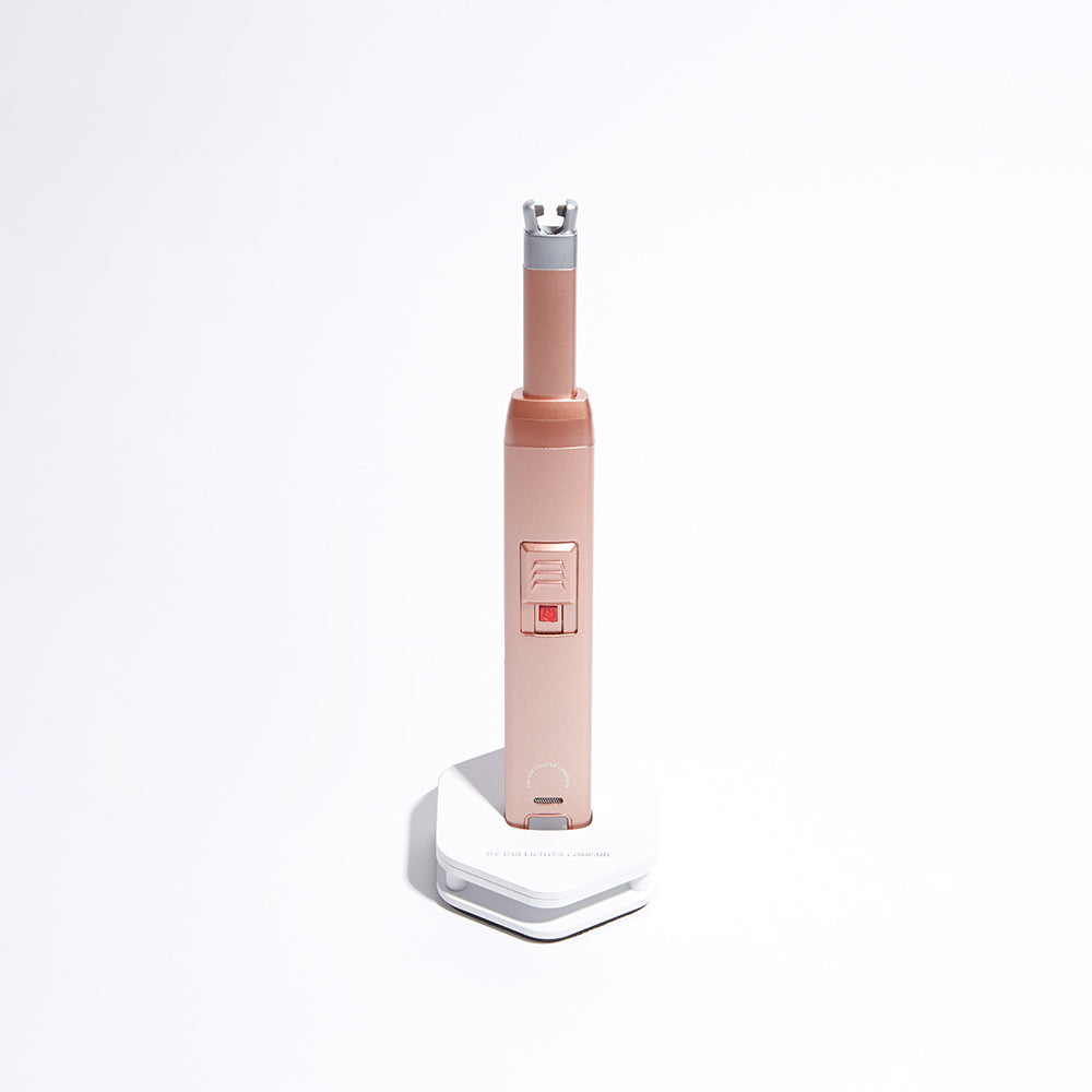 candle lighter - rose gold by the usb lighter company