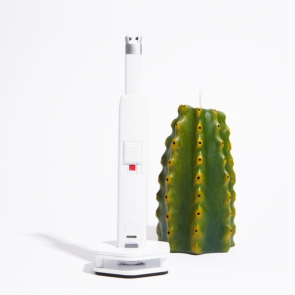 candle lighter - white by the usb lighter company