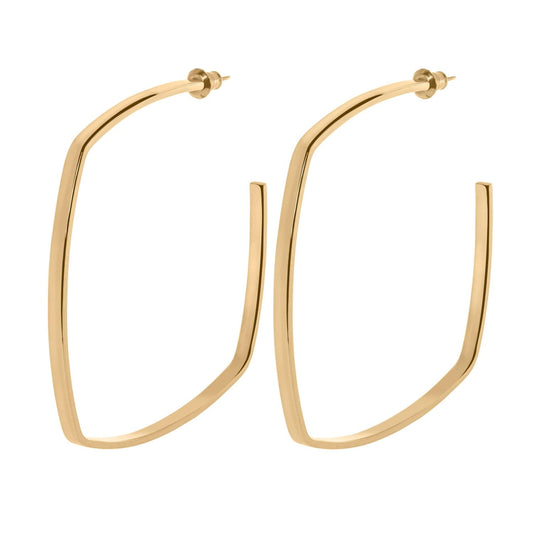 Square Shaped Hoops by eklexic