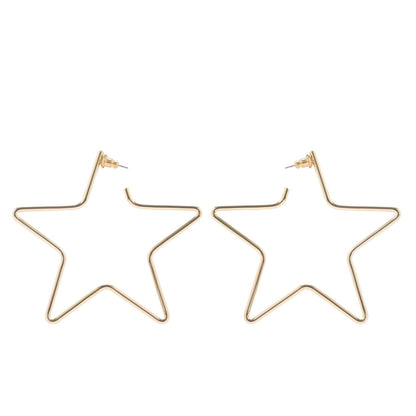 Large Full Star Earrings by eklexic