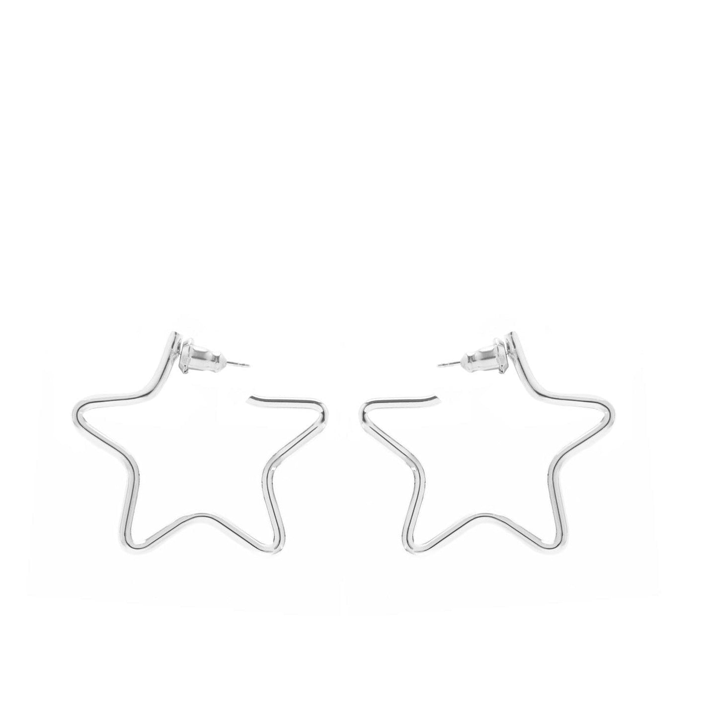 small full star earrings by eklexic