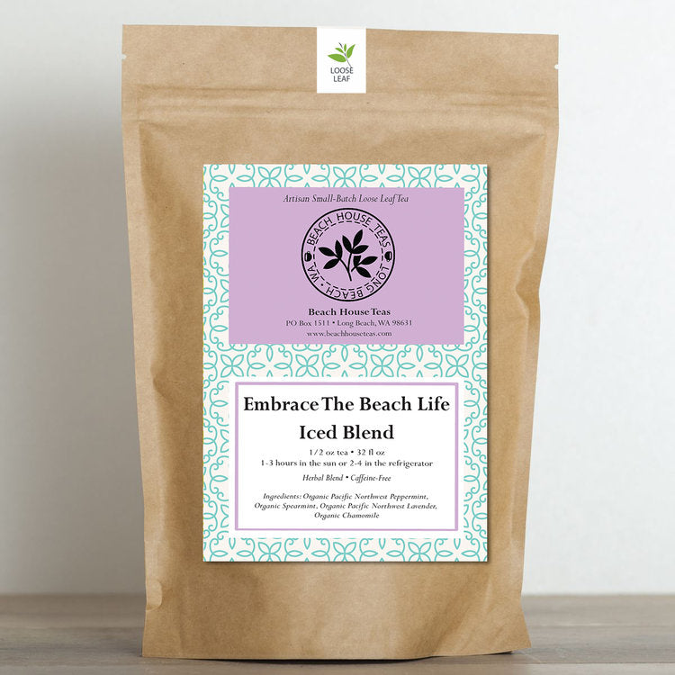 embrace the beach life iced blend by beach house teas