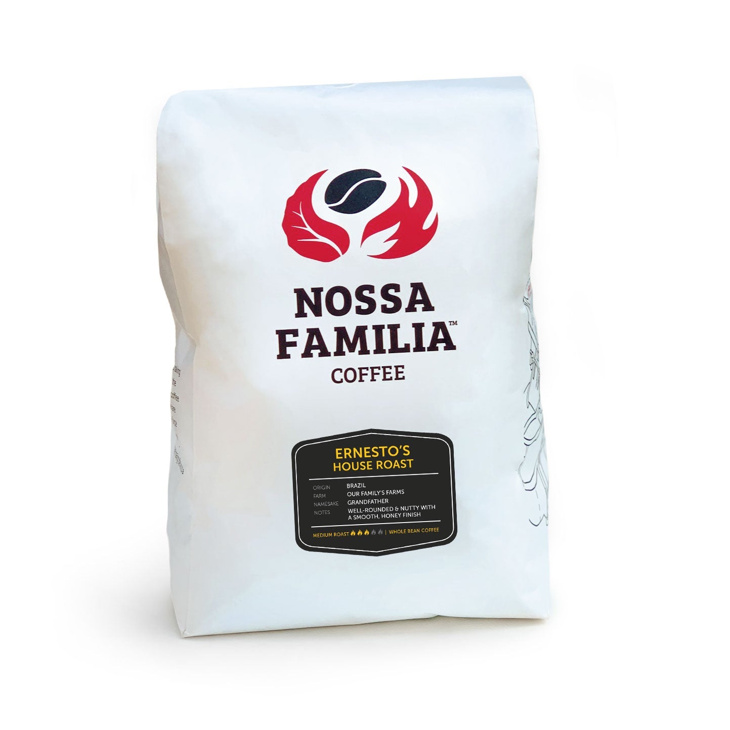 ernesto's house roast by nossa familia coffee