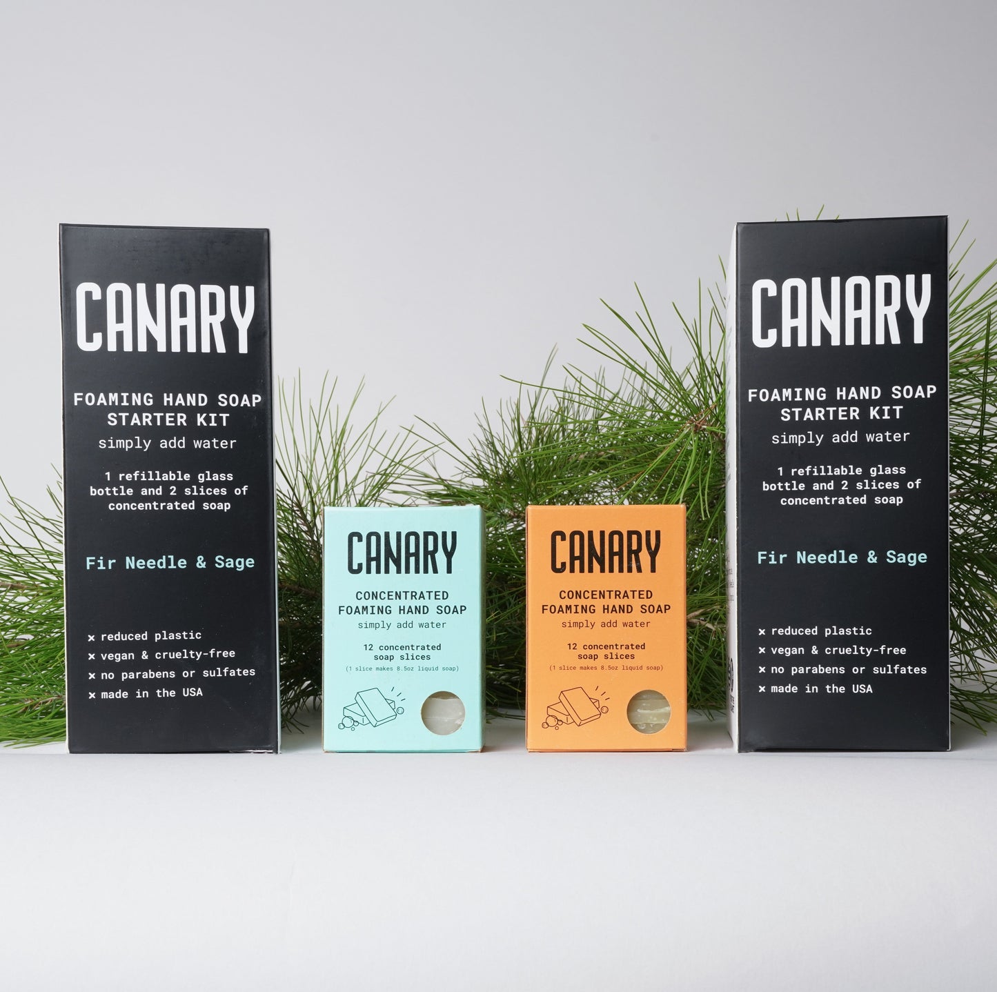 concentrated foaming hand soap bundle by canary