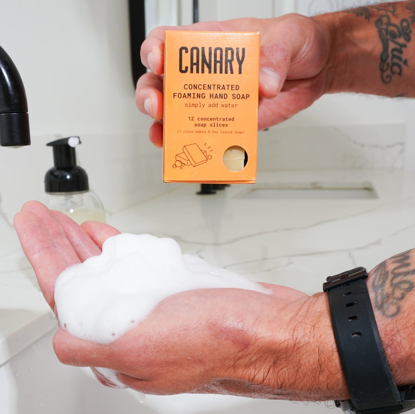 cedar mint concentrated hand soap refill bar by canary