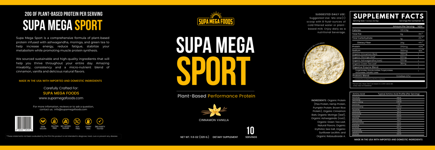 supa mega sport by supa mega foods