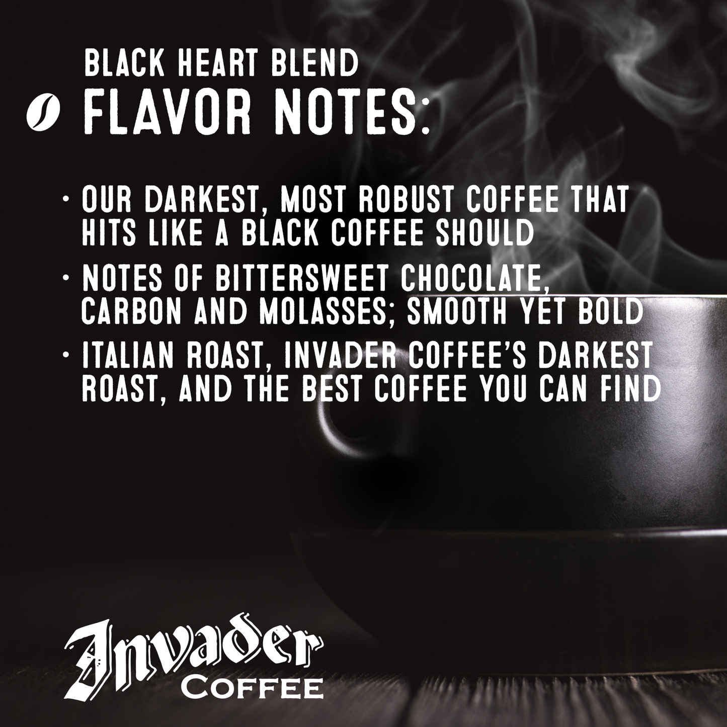 invader coffee black heart blend by invader coffee