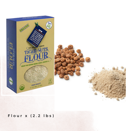 Tiger Nuts Flour in 1 kilo box (2.2 lbs) box - 10 boxes by Farm2Me