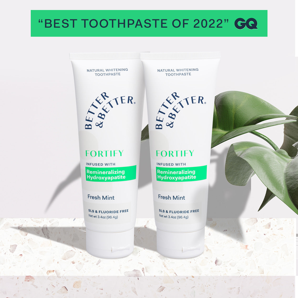 fortify toothpaste 2 pack by better & better