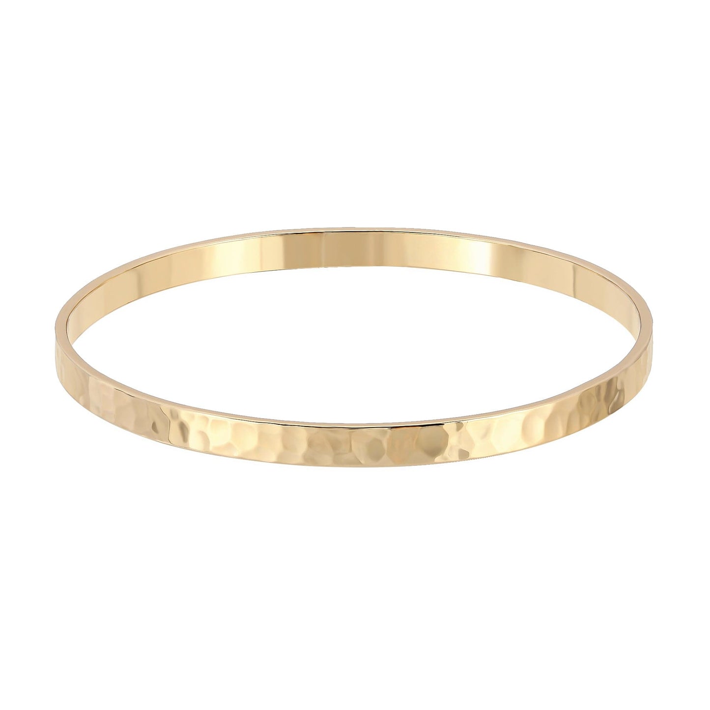 hammered bangle by eklexic