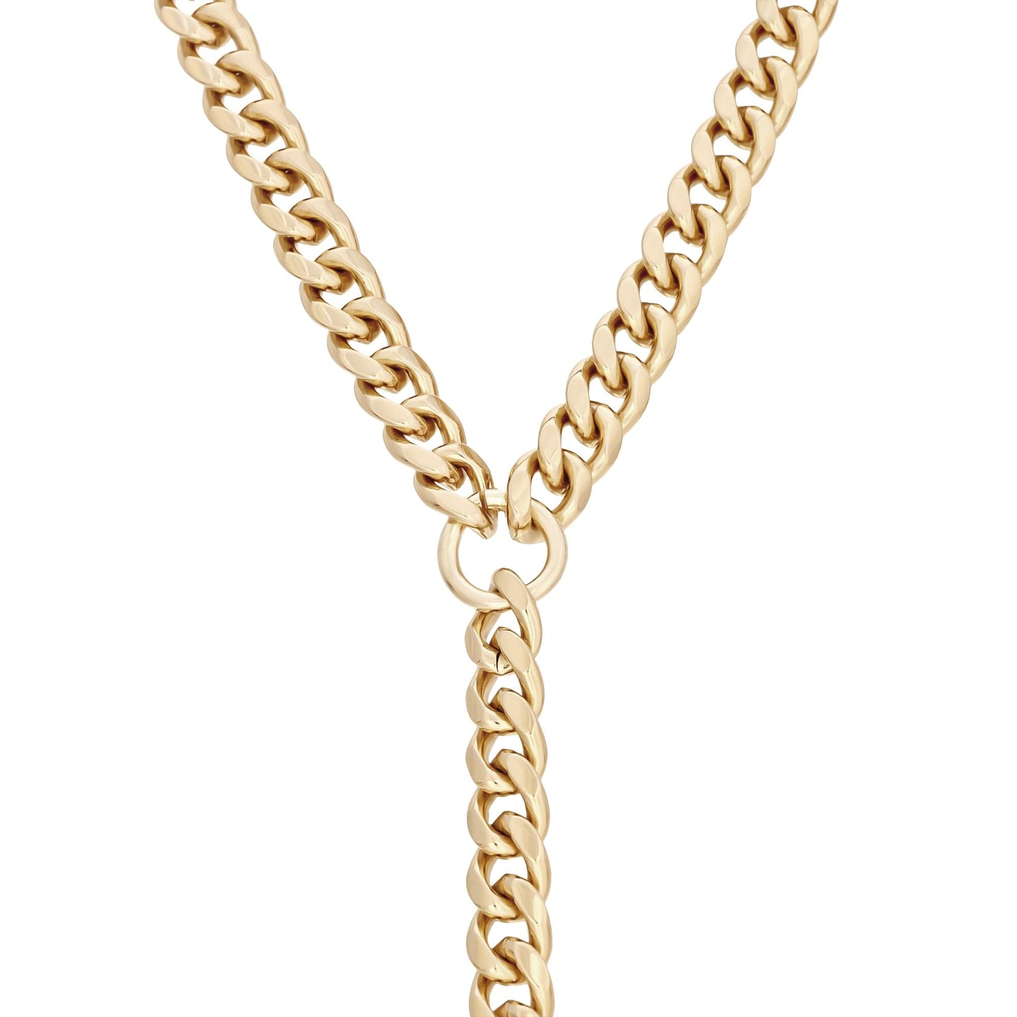 curb chain lariat by eklexic