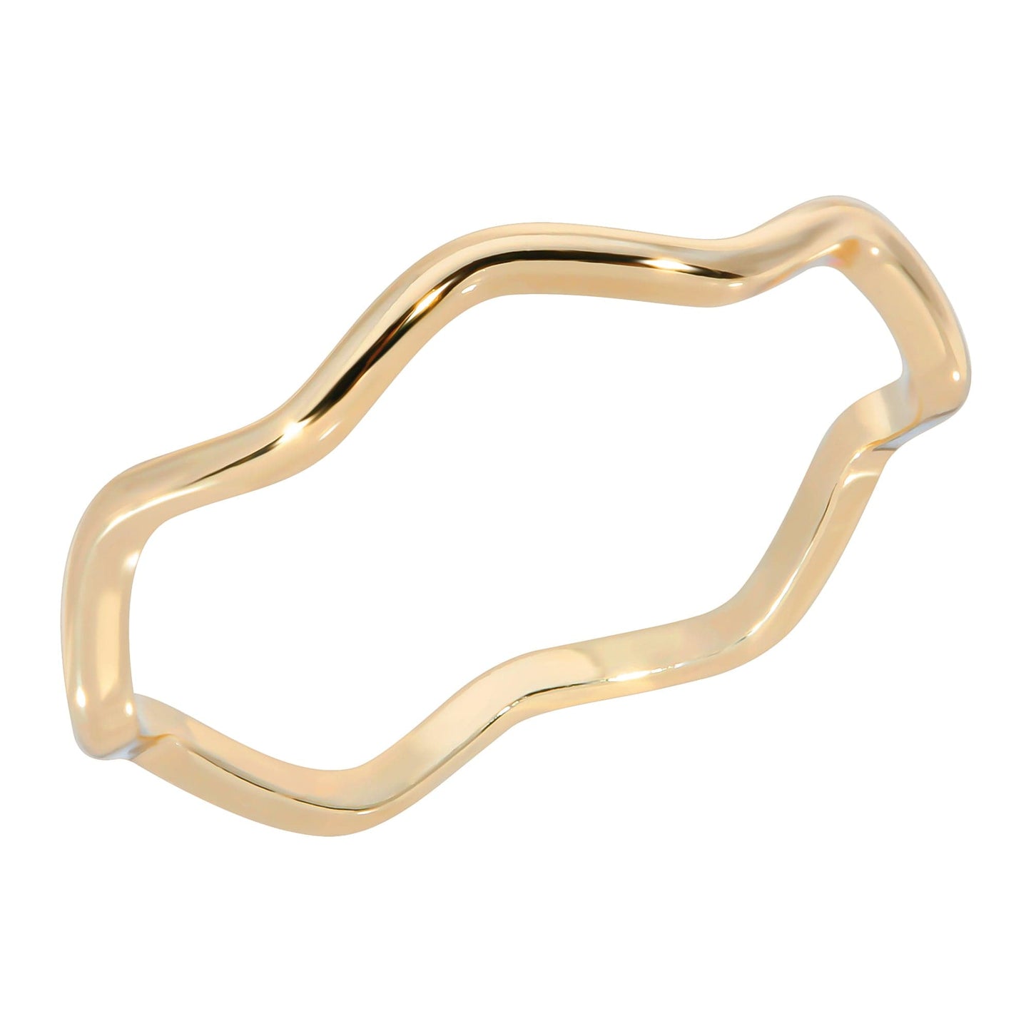 super thin wavy ring by eklexic