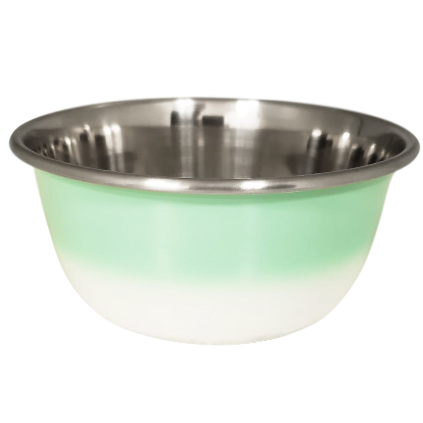 durobolz ombre deep bowl with rubber bottom - stainless steel - re mint by american pet supplies