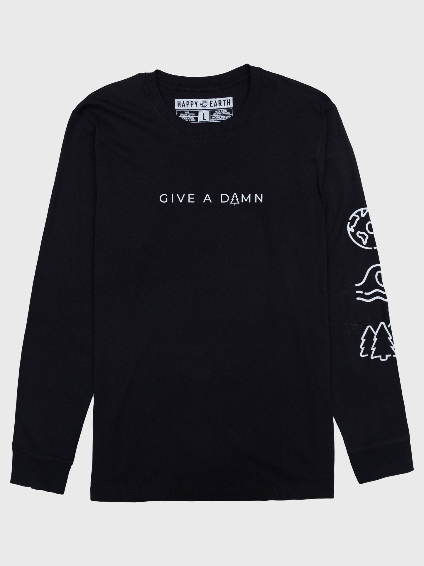 give a damn - elements tee by happy earth