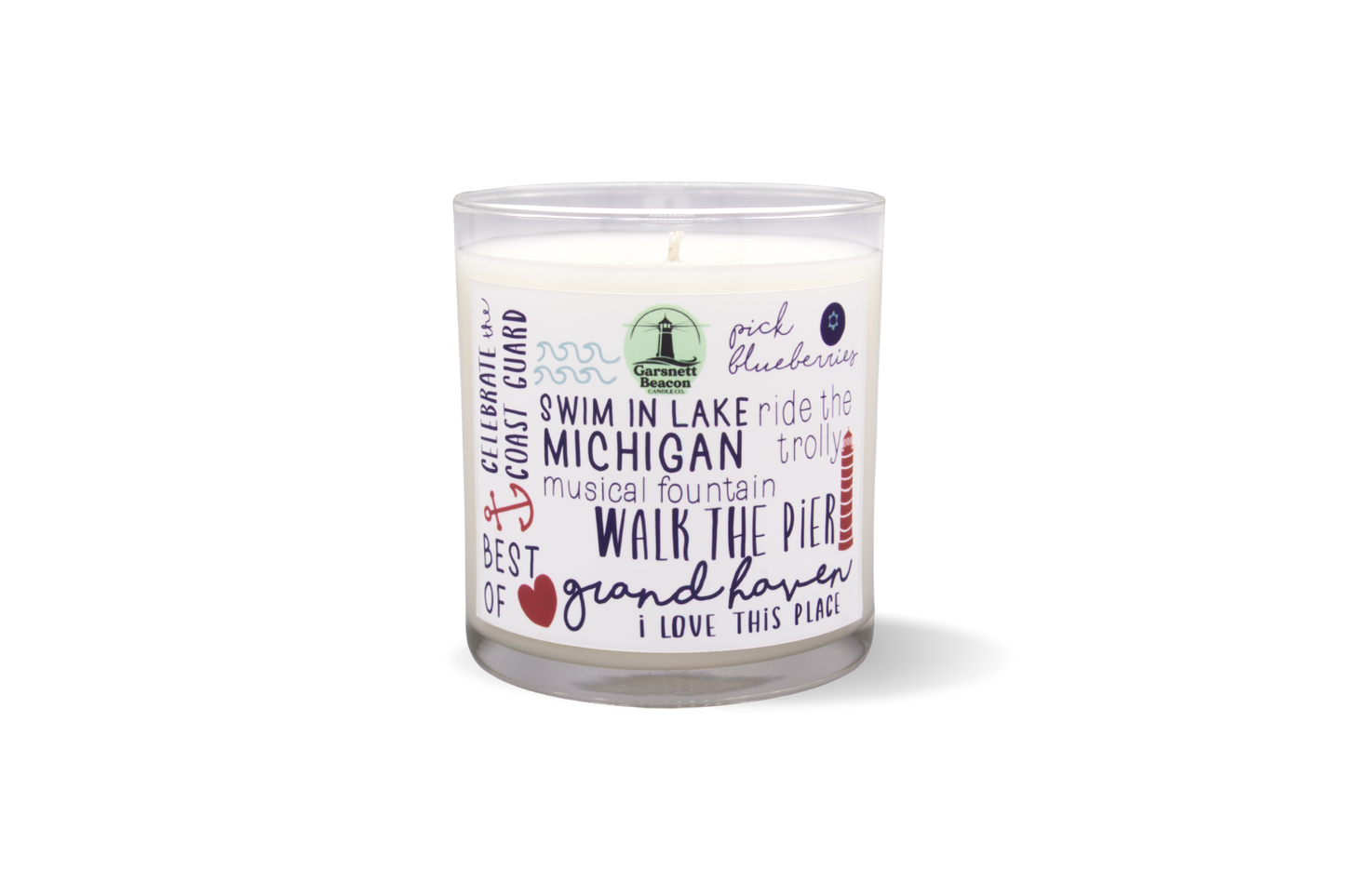 best of grand haven, michigan candle by garsnett beacon candle co.